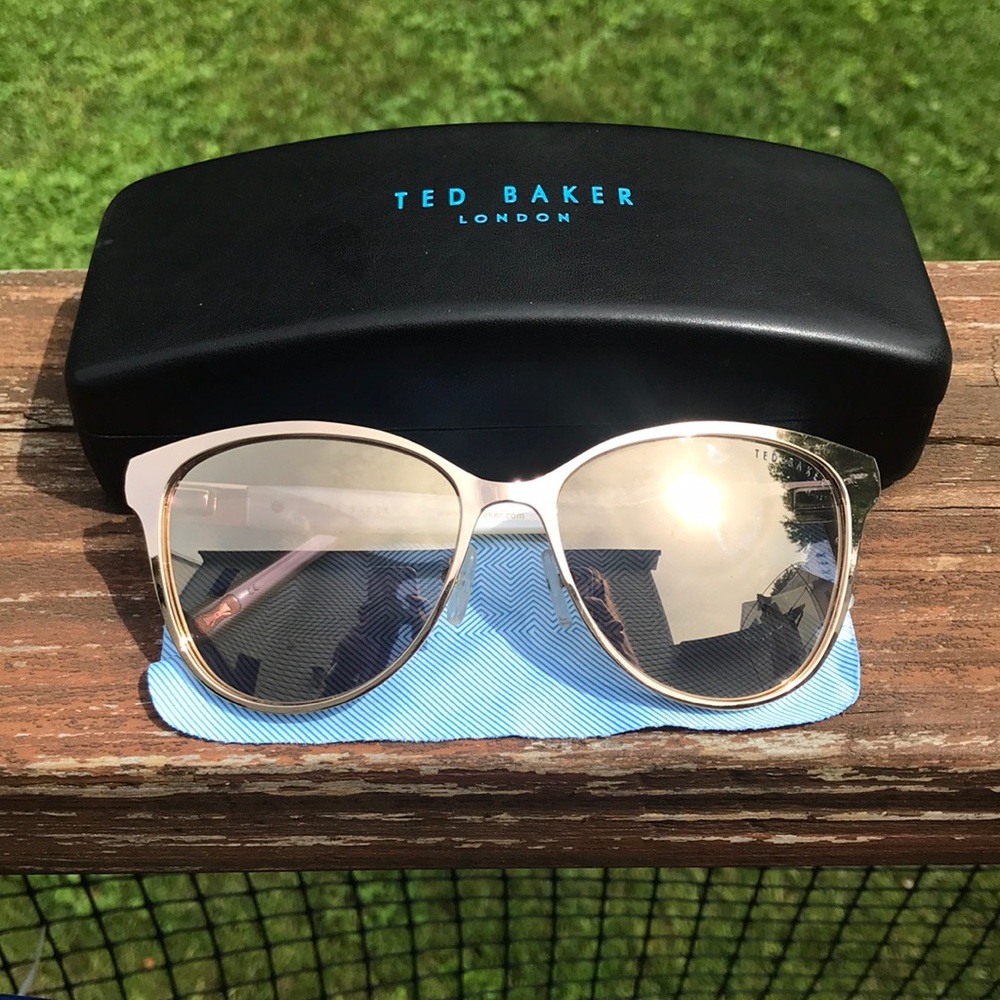 Ted Baker Gold Lenses and Framed Sunglasses